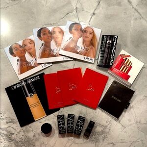 Dior Armani NARS MAC Cream Foundation lipstick